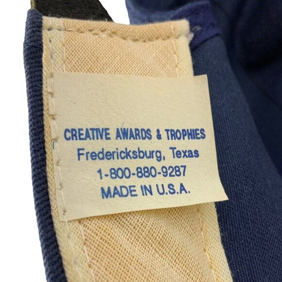 Vintage Pioneer National Bank Navy Blue Embroidered Adjustable Hat Cap USA Made - Picture 6 of 6